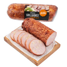 Grillworst cordon bleu